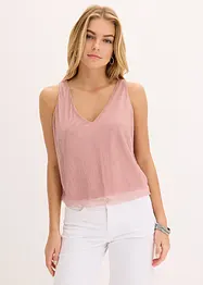 Top cropped con scollatura profonda, bonprix