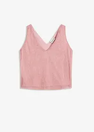 Top cropped con scollatura profonda, bonprix