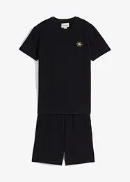 T-shirt e pantaloni corti in cotone biologico (set 2 pezzi), bonprix