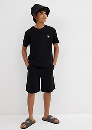 T-shirt e pantaloni corti in cotone biologico (set 2 pezzi), bonprix