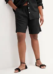 Bermuda in misto lino e cotone, bonprix