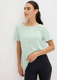Maglia lunga per sport con scollatura dietro, bonprix