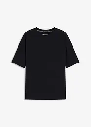 T-shirt per sport oversize con cotone, ad asciugatura rapida, bonprix