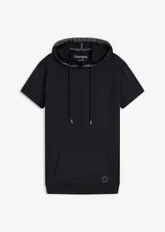 T-shirt oversize per sport con cappuccio, ad asciugatura rapida, bonprix