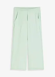 Pantaloni capri sportivi comodi con gambe larghe, bonprix