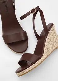 Sandali con zeppa, bonprix