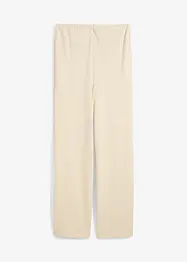 Pantaloni a palazzo in simil maglia, bonprix