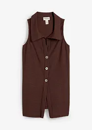 Top in crêpe operato, bonprix