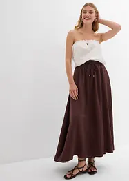 Gonna lunga in misto lyocell fluente, bonprix