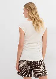Maglia in crêpe operato, bonprix