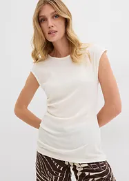 Maglia in crêpe operato, bonprix