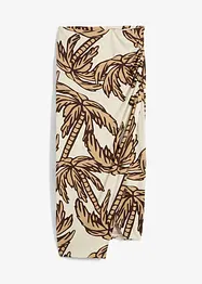 Gonna di jersey fantasia in misto viscosa morbido, bonprix