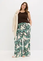 Pantaloni larghi in viscosa fluente, bonprix