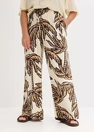 Pantaloni larghi in viscosa fluente, bonprix