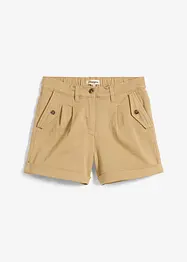 Shorts in twill a vita alta, bonprix