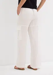 Pantaloni cargo fluenti con gambe larghe, bonprix