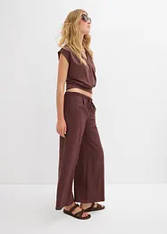 Pantaloni culotte in misto viscosa fluente, bonprix