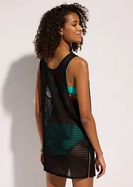 Top lungo trasparente copricostume, bonprix
