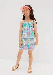 Top e pantaloni corti (set 2 pezzi) in puro cotone biologico, bonprix