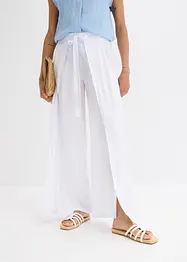 Pantaloni a palazzo in misto viscosa fluente, bonprix