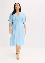 Abito tunica in crinkle, bonprix