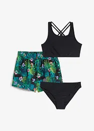 Bikini e slip (set 3 pezzi), bonprix