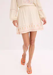 Minigonna con ricami, bonprix