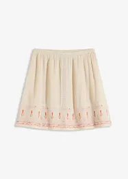 Minigonna con ricami, bonprix
