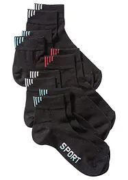 Calzini sportivi con scritta (pacco da 5 paia), bonprix