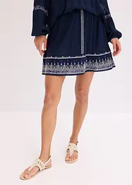 Minigonna con ricami, bonprix