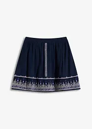 Minigonna con ricami, bonprix