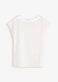 Maglia con dettaglio in satin, bonprix