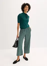Pantaloni culotte fantasia, bonprix