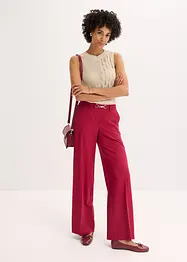 Pantaloni larghi con cintura decorativa, bonprix