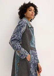 Cappotto corto dal design jacquard elaborato, bonprix