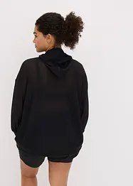 Giacca sportiva oversize in mesh trasparente, bonprix
