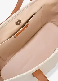 Borsa shopper in tela, bonprix