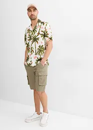 Camicia a maniche corte in viscosa, loose fit, bonprix