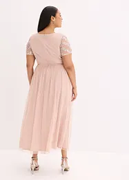 Abito lungo con paillettes, bonprix