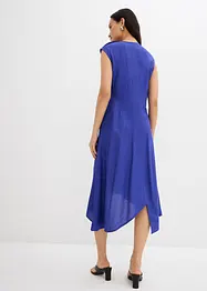 Abito midi asimmetrico in fine viscosa, bonprix