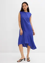 Abito midi asimmetrico in fine viscosa, bonprix