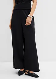 Pantaloni larghi in piquet, bonprix