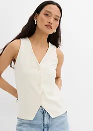 Gilet comodo in maglia punto Roma, bonprix