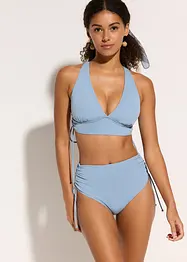 Bikini a bustier con spalline incrociate (set 2 pezzi), bonprix