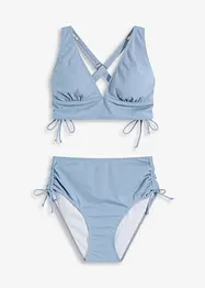 Bikini a bustier con spalline incrociate (set 2 pezzi), bonprix