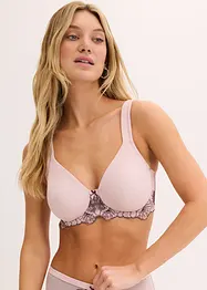 Reggiseno minimizer con ricami delicati, bonprix