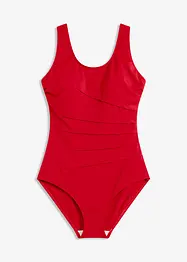 Costume intero con pieghe decorative e effetto modellante leggero, bonprix