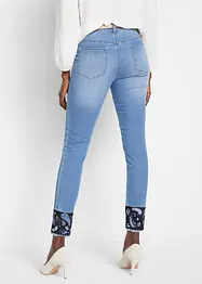 Jeans slim fit elasticizzati, vita media, bonprix