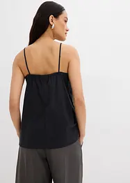 Top svasato con spalline sottili, bonprix