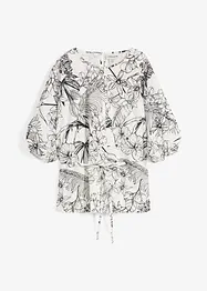 Blusa a maniche corte in puro cotone, bonprix